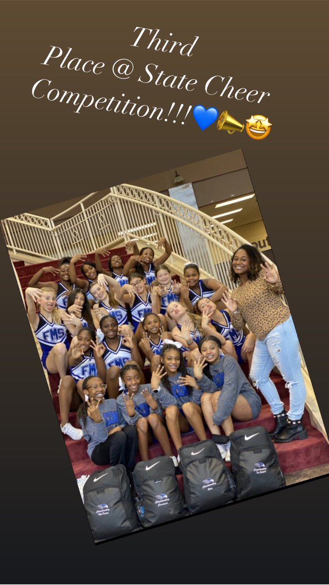 jnsden08's tweet photo. Congratulations!!!🤩✨ #FMSCheer📣💙
@DarrellNeloms https://t.co/Sf7VbWCU8P