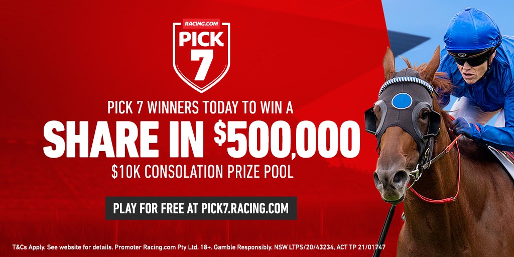 BIG day today. $500k up for grabs if you can pick 7/7 on Cup Day @racing – free to play at pick7.racing.com
Aiming for a PB of more than 2/7 🤣
