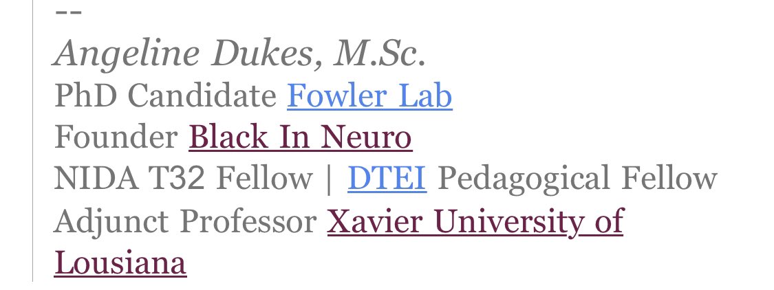 HeyDrDukes's tweet photo. I continuously do things without taking time to reflect on my progress.

A friend commented on my email signature today &amp; after leading a TA training, presenting during lab meeting, AND teaching my own class, I realize that I’m really doing ALL of the things I want to and more ✨ https://t.co/BeoXnvq9a1