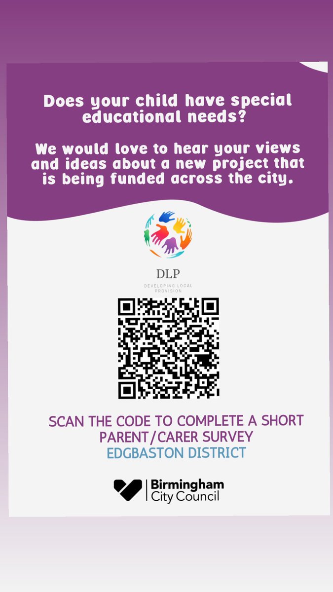 ShenleyFields's tweet photo. If you have a child with special educational needs &amp; / or disabilities, we would be most grateful if you were to complete the survey below. 

The deadline for responses is Friday 5th November.

Please share this widely, it could make a difference 🥰 

#developinglocalprovision https://t.co/O7zc31eFgD