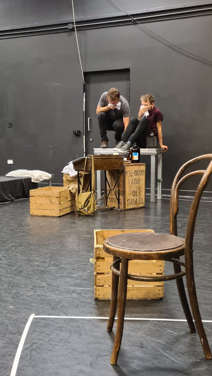 sarah_slator's tweet photo. And we’ve made it to a day off @thehawthcrawley! What an incredible start to rehearsals for #thepoppyred! From photo shoots to fittings it’s been a busy few days! https://t.co/McKNaTNg84