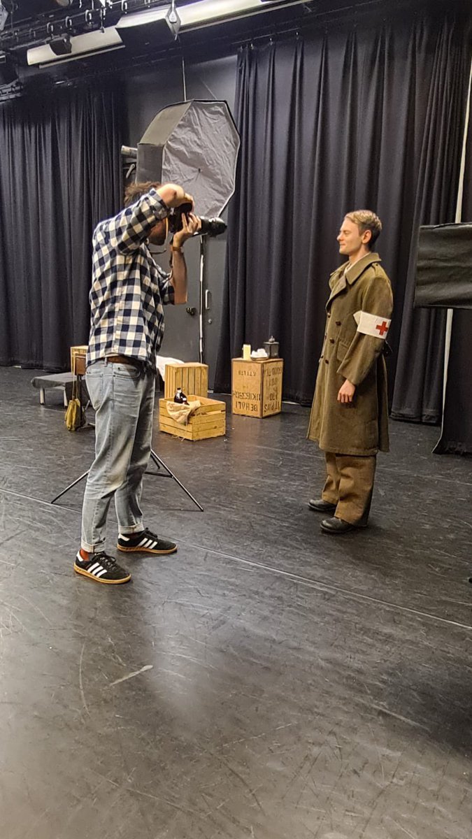 sarah_slator's tweet photo. And we’ve made it to a day off @thehawthcrawley! What an incredible start to rehearsals for #thepoppyred! From photo shoots to fittings it’s been a busy few days! https://t.co/McKNaTNg84