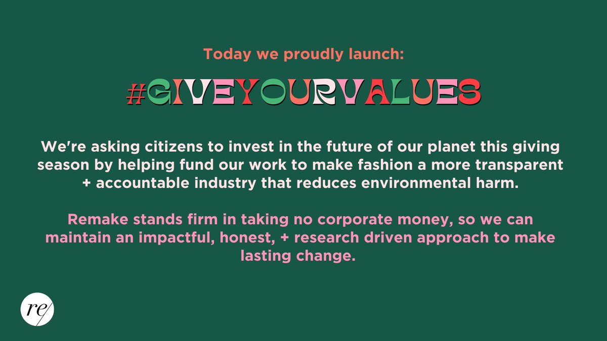 remakeourworld's tweet photo. DYK-Remake is a non-profit! Invest in people + the planet this season + #GiveYourValues
The Martini Education & Opportunity Trust will match $100K of donations!! That means your gift is doubled🎉 Donate here: https://t.co/fVF7Wi8Etg https://t.co/eVHC338WkC