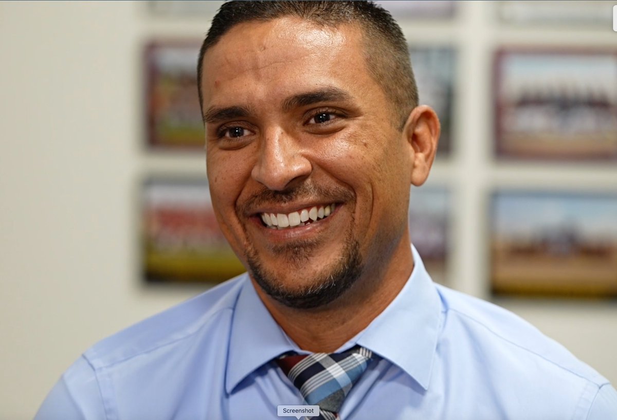 Why is Tolleson principal Felipe Mandurraga so happy and excited for the Westview-Tolleson matchup? He knows the Wolverines are ready. 
Watch what happens tomorrow in the premiere of
Beyond the Gridiron: Tolleson - Episode 5
<a href="/TTownFball/">Tolleson Football</a> <a href="/CoachWellbrock/">Rich Wellbrock</a>