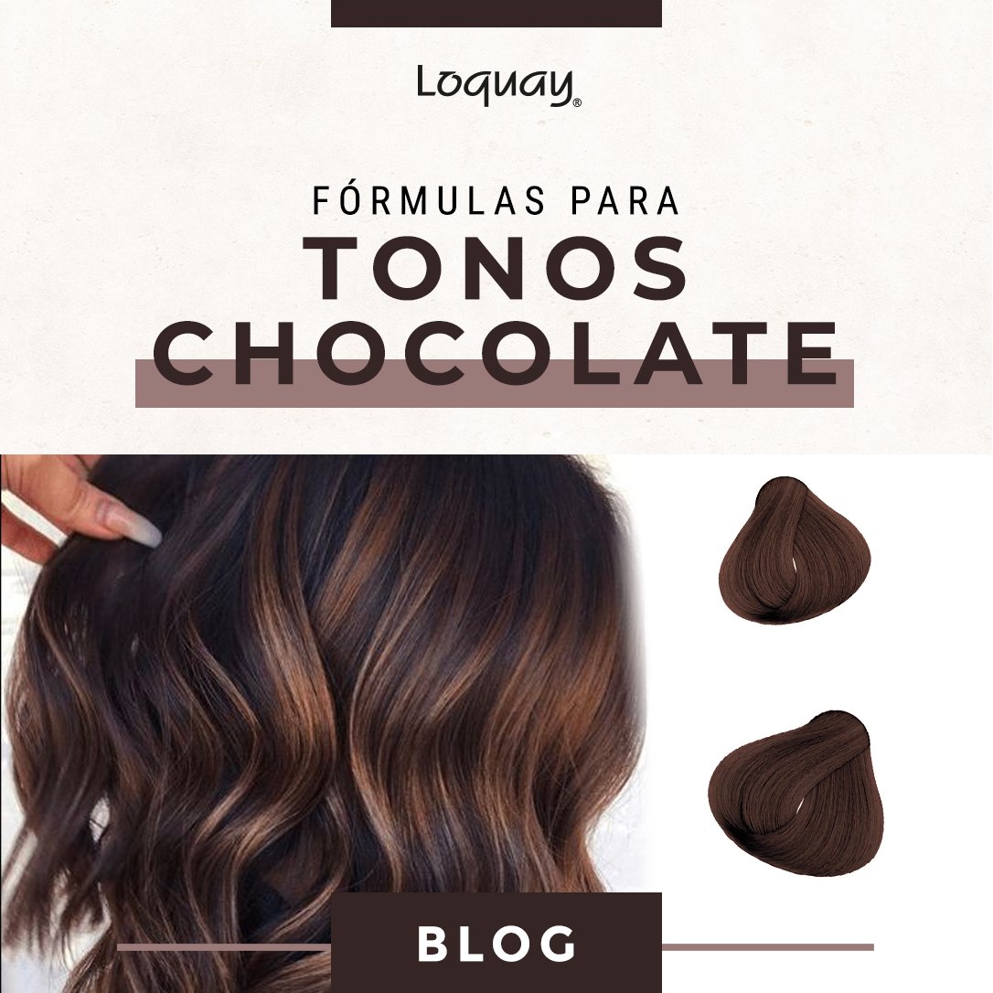 Twitter 上的 Loquay："Existen muchas maneras de poder llegar a estas  tonalidades.🍫 Acompáñanos a crear tonos chocolate con estas fórmulas:  https://t.co/v5NM9MmRCI #hair #estilismo #Belleza #estilo  https://t.co/FOrNRkbEuU" / Twitter