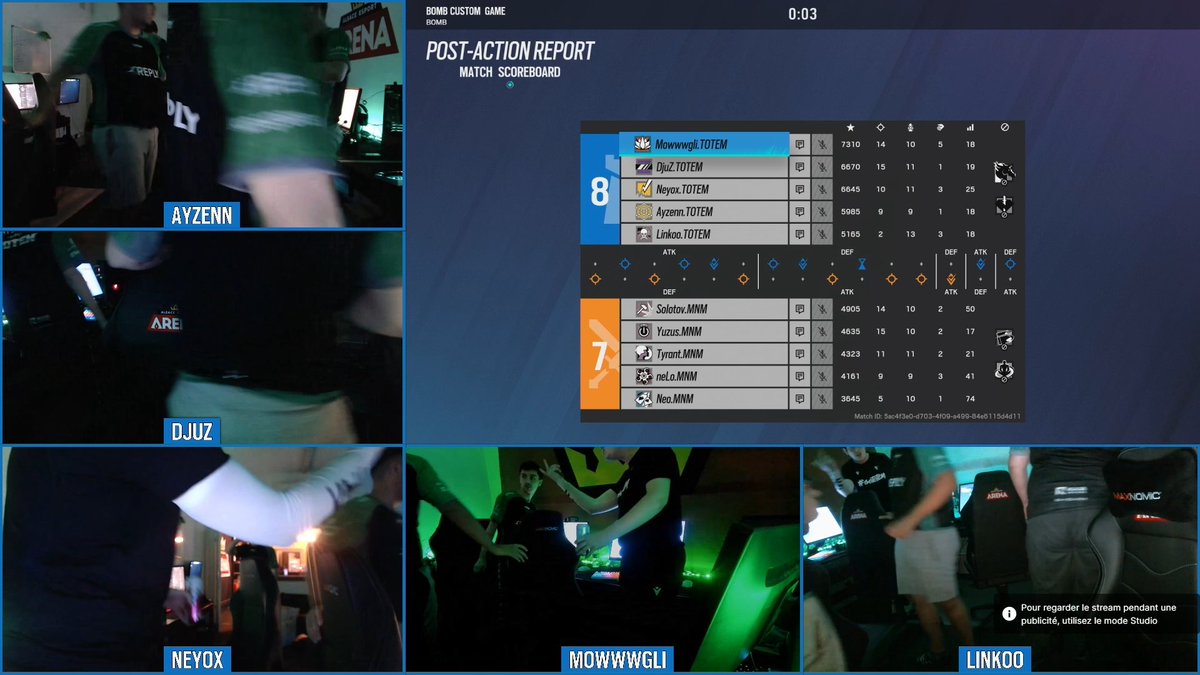 We're going to the 3rd map!

<a href="/Reply_Totem/">REPLY TOTEM</a> won 8-7 after a very tight map.

Chalet will be the last map of this bo!