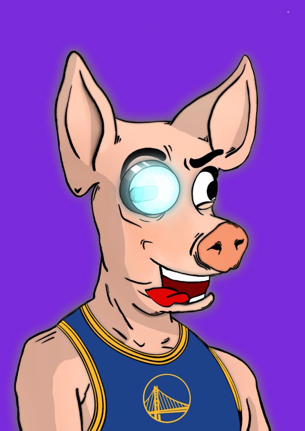 Pig #179 opensea.io/assets/0x495f9…   #rockstar #rockstarpigs #rockstargames #rockstarlifestyle  #digitalart #nft #nftart #nfts #nftcollector #nftartist #nftcommunity #nftcollectors #nftartists #nftcollectibles #nftdrop #nftcollection #nftnews #nonfungibletokens #cryptoart