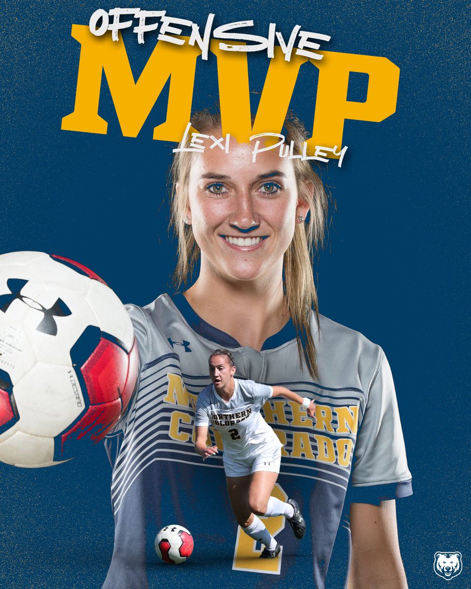 That's our (Offensive) MVP 🏅

#GetUpGreeley 🐻⚽️