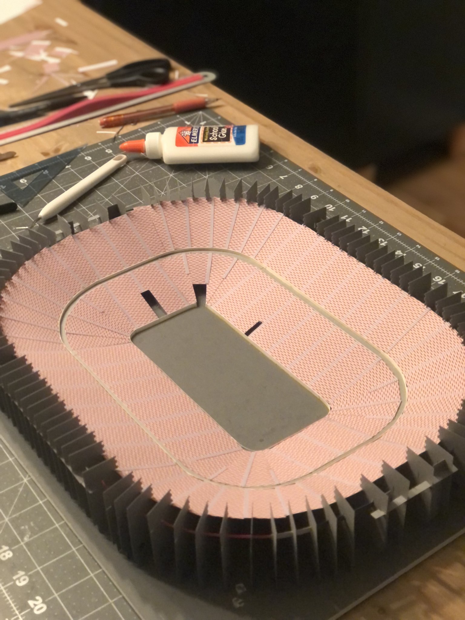 Paper Stadiums 🏟 on Twitter "I’ve finished installing the seats at