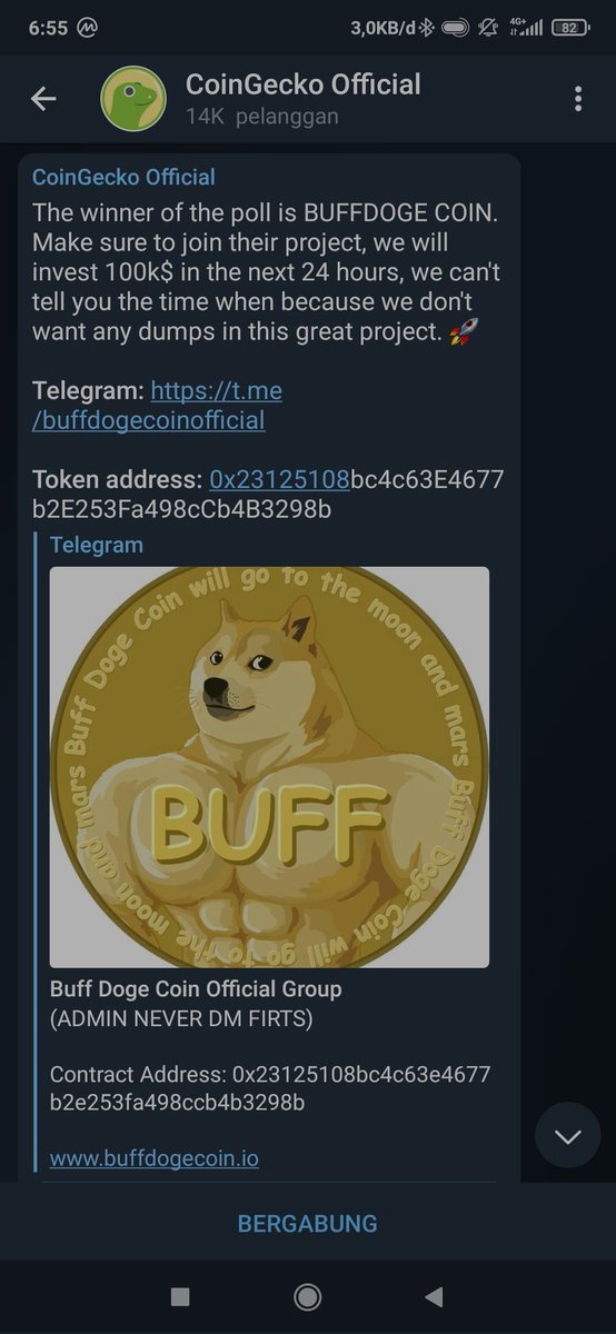 DSemuel's tweet photo. Thank you @coingecko @buffdogecoin
🚀🚀 @kaptencrypto707
#BuffDogeCoin #buffdogecoinarmy https://t.co/lE1beQgwCT