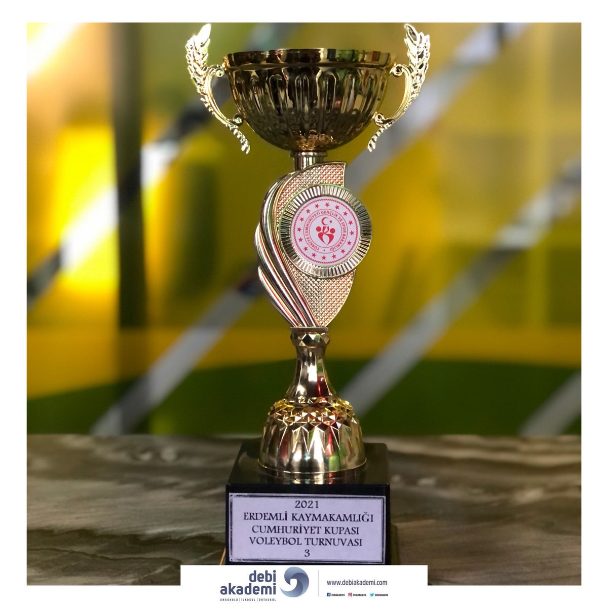 Gençlik ve Spor Bakanlığı tarafından düzenlenen kurumlar arası 29 Ekim Cumhuriyet Kupası Voleybol Turnuvası’nda üçüncü olmanın gururuyla 🇹🇷🥉

Emeği geçen öğretmenlerimize sonsuz teşekkürler. Başarılarınız daim olsun.☺️

#debiakademi
#değerlibilgi
#29Ekim
#Cumhuriyet