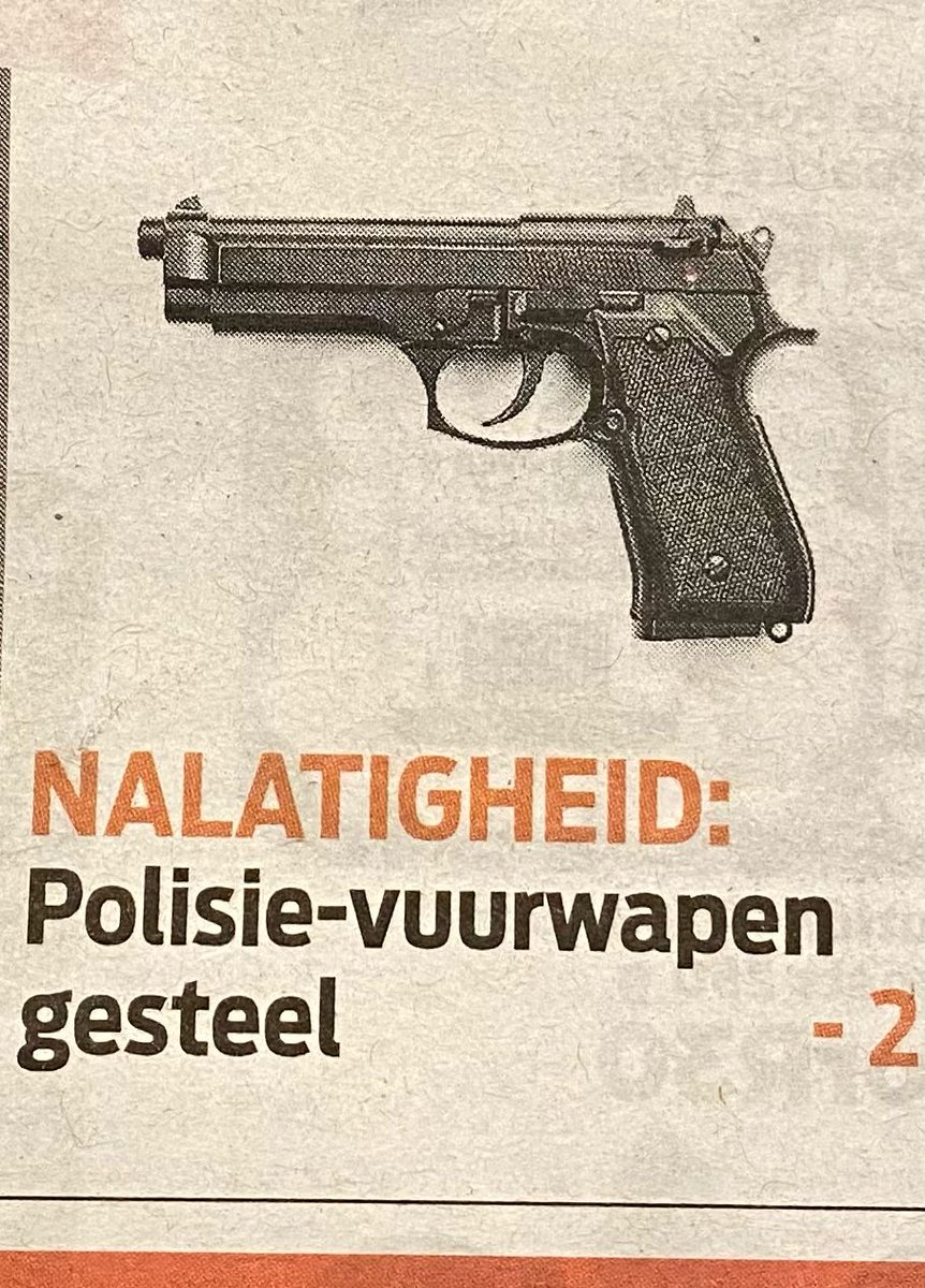 GUNFRIENDLY_SA's tweet photo. #Statefirearmlosses another state firearm stolen from a Police Vehicle. What are the repercussions towards the police officers who carelessly left these firearms unsecured in a vehicle? https://t.co/4KwDuabJmK