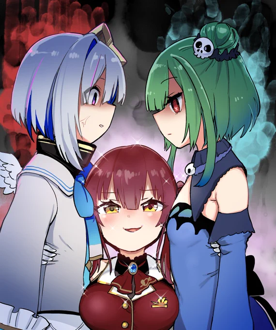 壁に挟まる船長です。 