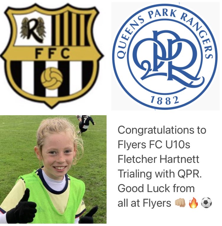 Flyers2007's tweet photo. Flyers U10s Fletcher Hartnett on trail with QPR 👏👏🔥🔥⚽️⚽️ https://t.co/Z4fcFT1NJr