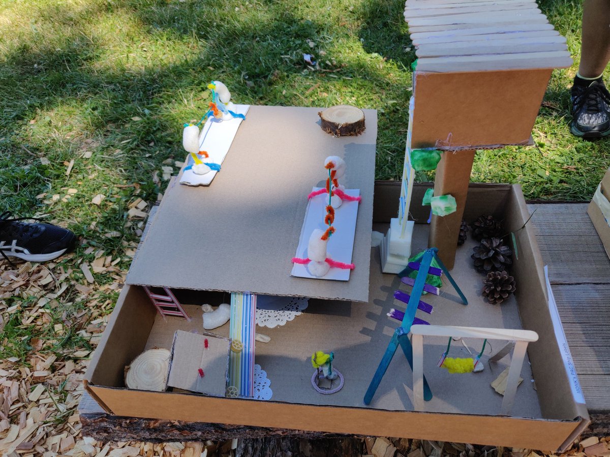 terrencelim61's tweet photo. Out gr 4/5s applied the Design Thinking process to outdoor playgrounds based on what their peers requested! @hillcreststars @SD61Careers @SD61Learn https://t.co/B8F4BTYut4