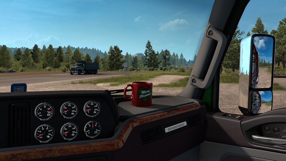 SCSsoftware's tweet photo. Soooo… we are bringing out the Christmas decorations now, right? 🎅🏻 ❄️ https://t.co/0LgLp9lv5u
