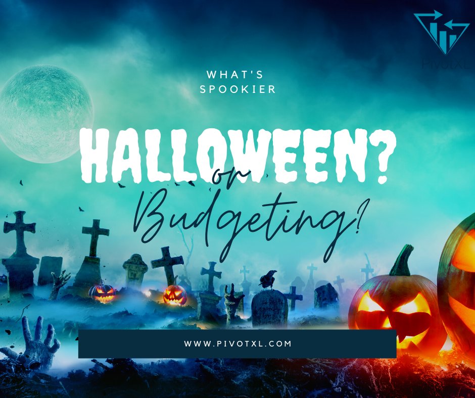 PivotXl's tweet photo. Which was spookier? #halloween or #budgeting... Make this month's finance close easier with #pivotxl.

#financeclose #finance #financemanagement #forecasting #cpm #cpmsoftware #halloween2021 https://t.co/WTRLp4hTgT
