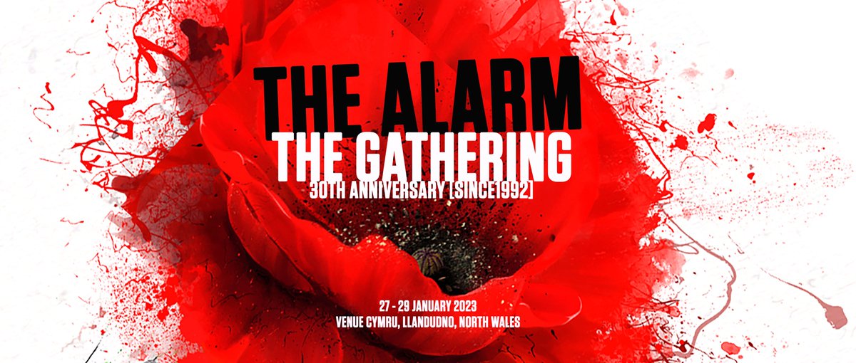 thealarm's tweet photo. Weekend Passes for @thealarm 30th ANNIVERSARY GATHERING @VenueCymru Llandudno, N. Wales Jan 27-29 2023 include Free  Ltd. Ed. White Vinyl 7" single of Time To Start Over! Get yours in the Alarm online ticket store now. https://t.co/Sdtq1b4Fpi [While stocks last]. #timetostartover https://t.co/OTL6roIqty