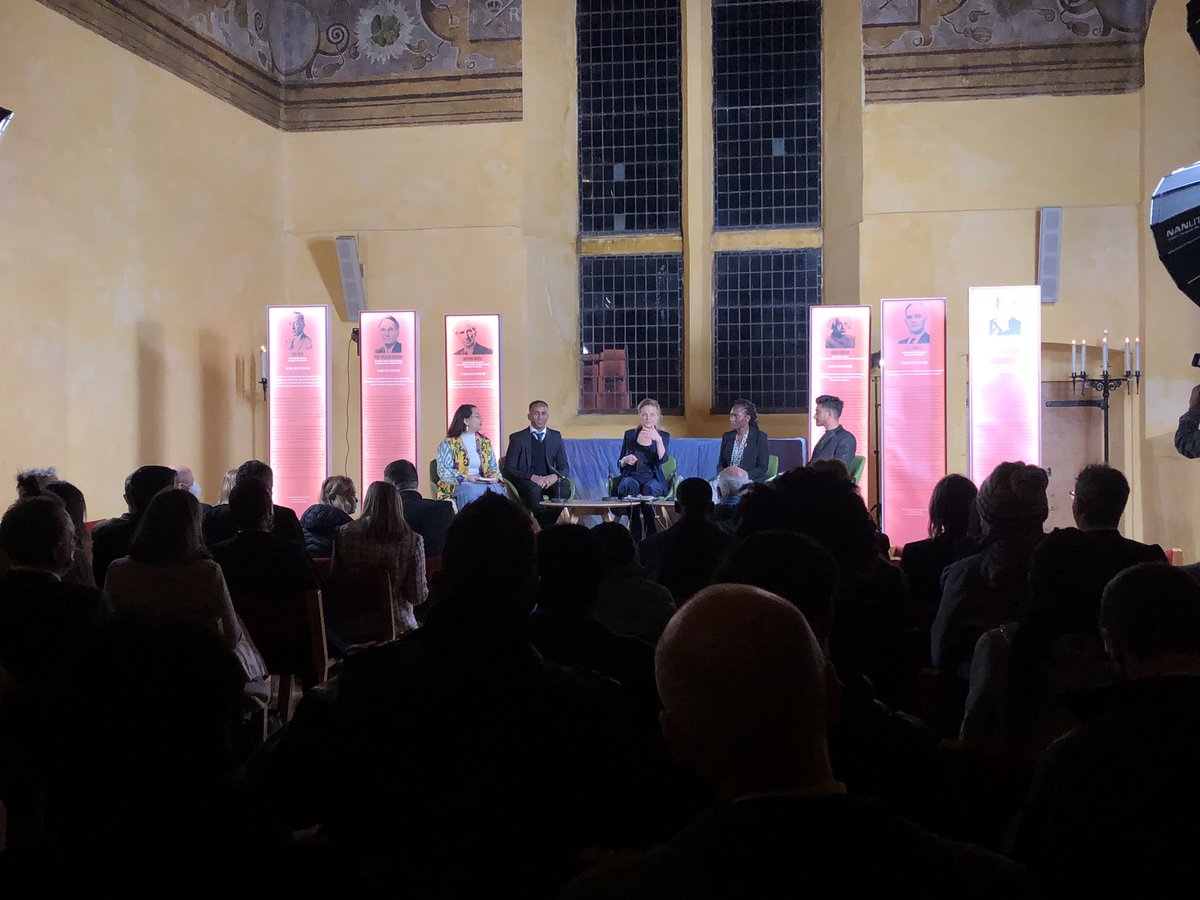 Ifoundglobal's tweet photo. So many interesting, but emotionally charged perspectives brought by our amazing panellists along the lines of “Existential Threats and Interconnected Solutions”. 

@HyabYohannes @LydiaAkinyi @hello_gera https://t.co/7f421nc5Nm