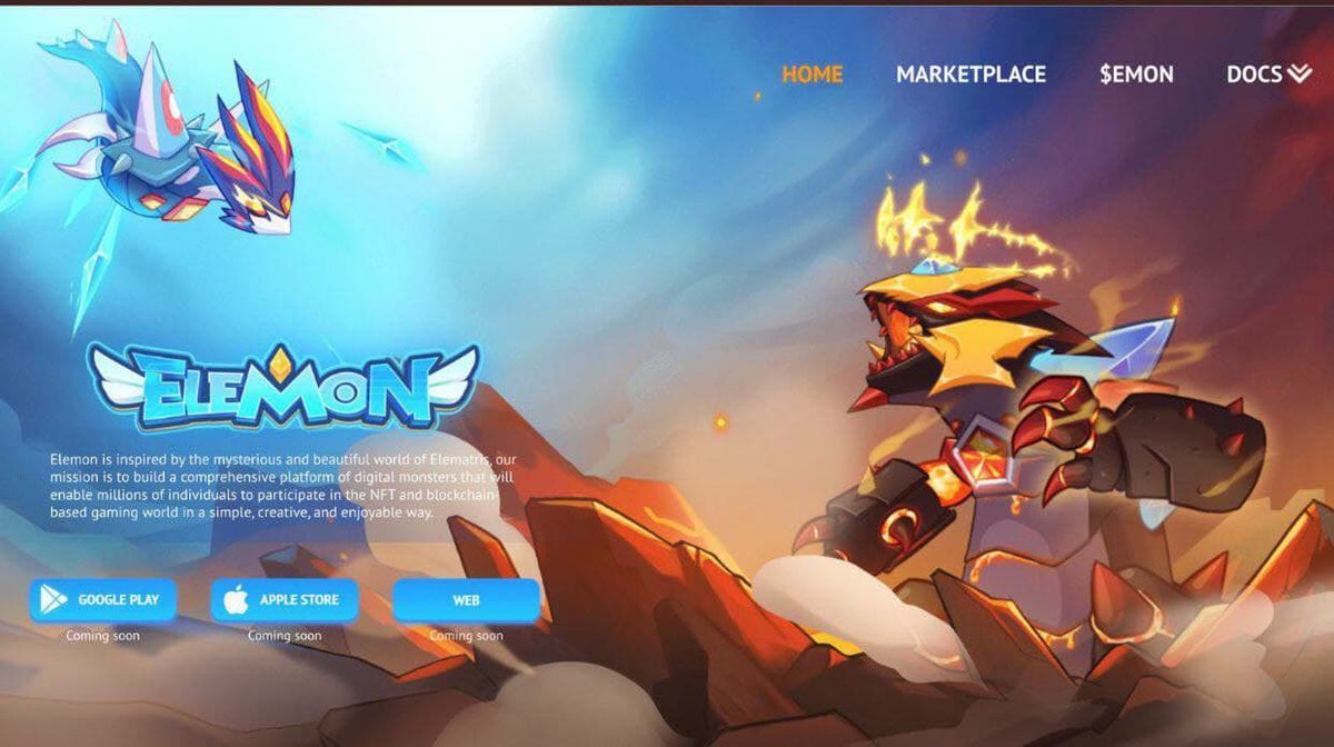 BscxZeus's tweet photo. @Coinbase_NFT Tuyệt vời
@ElemonGame #Elemon https://t.co/xMJITdiSw9