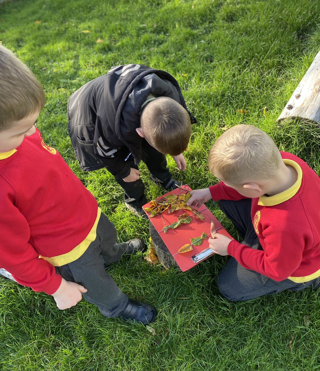 stdavidsrc2017's tweet photo. An Autumn leaf hunt kicked off our new topic 🍁🍂🍃 which led to some fantastic observational drawing #sdpsy1 #Intothecold #pupilvoice #Autumn #learningfirsthand https://t.co/8F3YCX5v7n