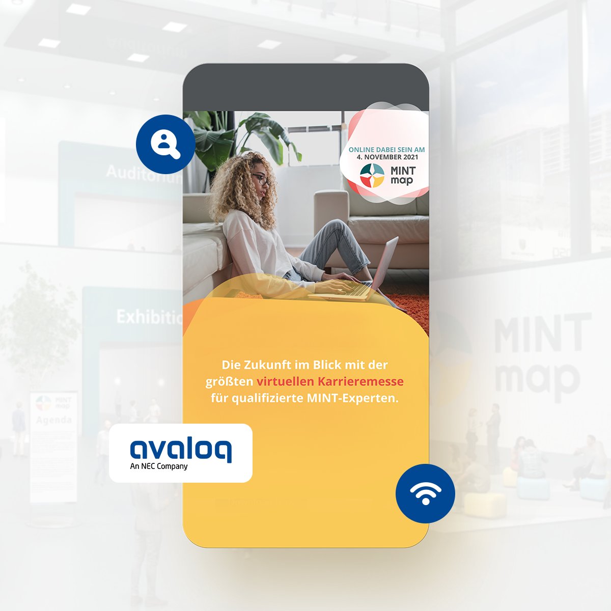 Avaloq's tweet photo. Happening this Thursday, 4 November: We are looking forward to participating in the German Job fair #MINTmap. Sign up and visit our virtual booth to find out more about working at Avaloq: https://t.co/QgIsdZ2dNc https://t.co/xMwS8LkC7t