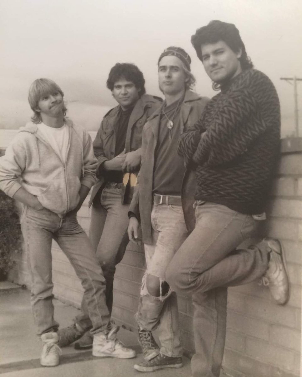 resonars's tweet photo. The Resonars in 1992. Left to right - Dustin Moyer(drums), Matt Rendon(guitar), Eric Royer(guitar), Mario Cordova(bass). https://t.co/F9BvxiuWNm