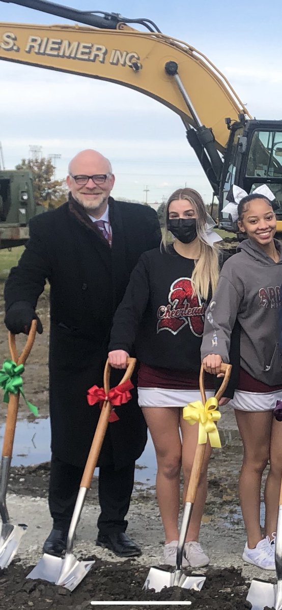 touliosedD's tweet photo. What a great day for the AERO Therapeutic Center Groundbreaking. A great facility for all students and community members for our surrounding area. #argopride #argocommunitystrong #theschoolofvictory https://t.co/j07ysFq52S