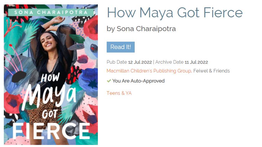 gabi_bookworm's tweet photo. HOW MAYA GOT FIERCE by Sona Charaipotra is on NetGalley! While 17yo Maya's farmer parents think she's at cow camp, she interns at a fashion magazine. Turns out it's a full time job and they think she's 26
@sona_c
NetGalley
https://t.co/fskqMjCNxa
Goodreads
https://t.co/YOXCuleSrt https://t.co/dWtRuA8OHb