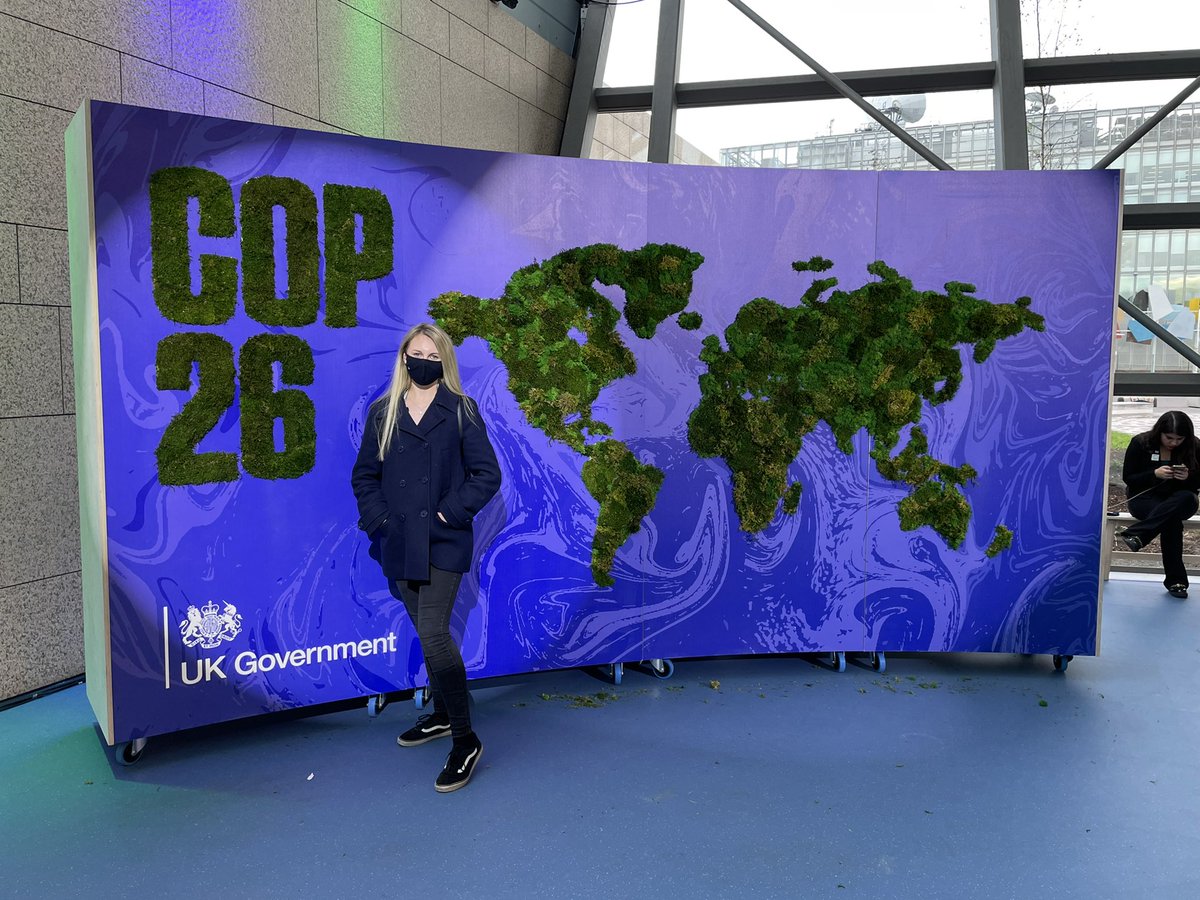 EllaMBarker's tweet photo. First day at @COP26 complete 👍🏻 #COP26 #TogetherForOurPlanet #kirklees #civilengineer #Apprenticeship @KirkleesCouncil @WeAre_LCB https://t.co/CXUDoMxX3g
