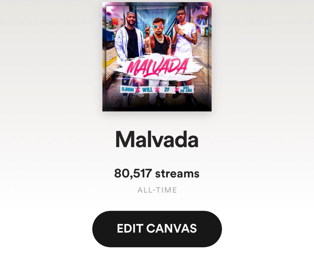 willnavox's tweet photo. VAMOS PRA CIMA!  80MIL NA MALVADA! #spotifybr https://t.co/mWkmcYJttK