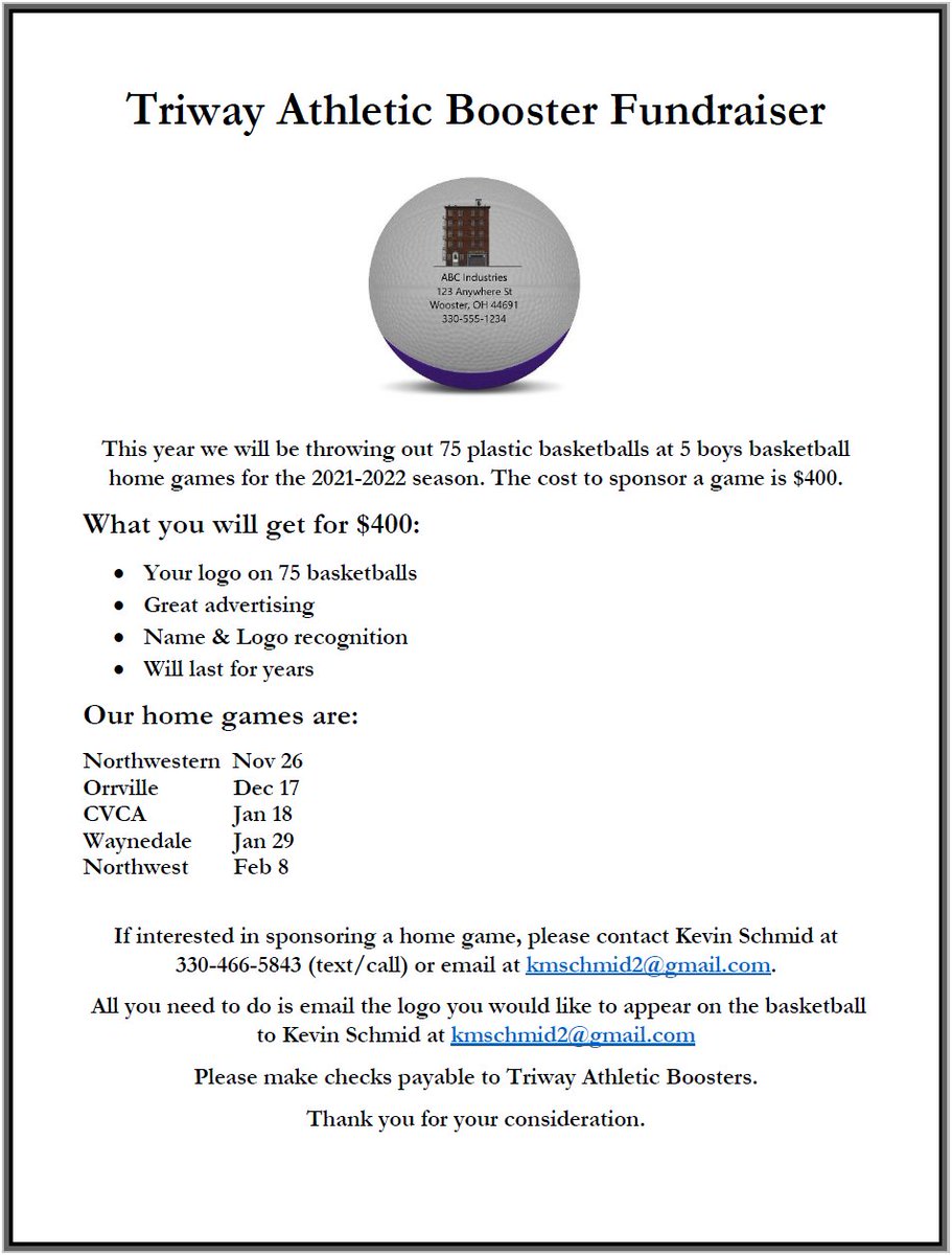 Want to advertise your business this winter? Here's your chance!