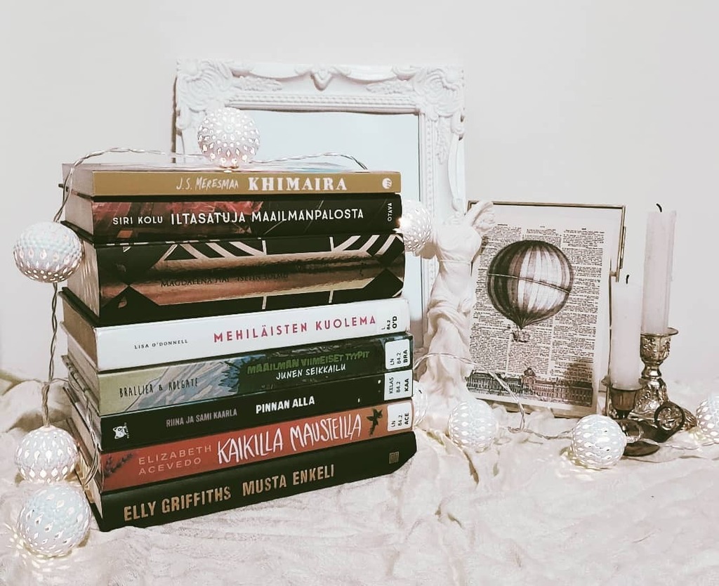 NeriumBlack's tweet photo. Ihanaa marraskuun ensimmäist��! Mitä sinun lukupinossasi on?
#jsmeresmaa #khimaira #sirikolu
#iltasatujamaailmanpalosta #magdalenahai #isetinsolmu #lisaodonnell #mehiläistenkuolema #thedeathofbees #maxbrallier
#douglasholgate
#maailmanviimeisettyypit #ju… https://t.co/2RAB9p3yMp https://t.co/h8Oh4PDTXv