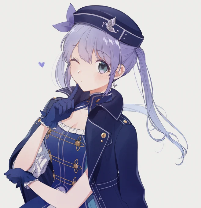 勇気ちひろさん( @Chihiro_yuki23 )のUnisonChouette衣装、デザインとお仕立てで関わらせていただきました…!ひらひらふわふわなのでいっぱい見てほしい! #ちーあーと 
