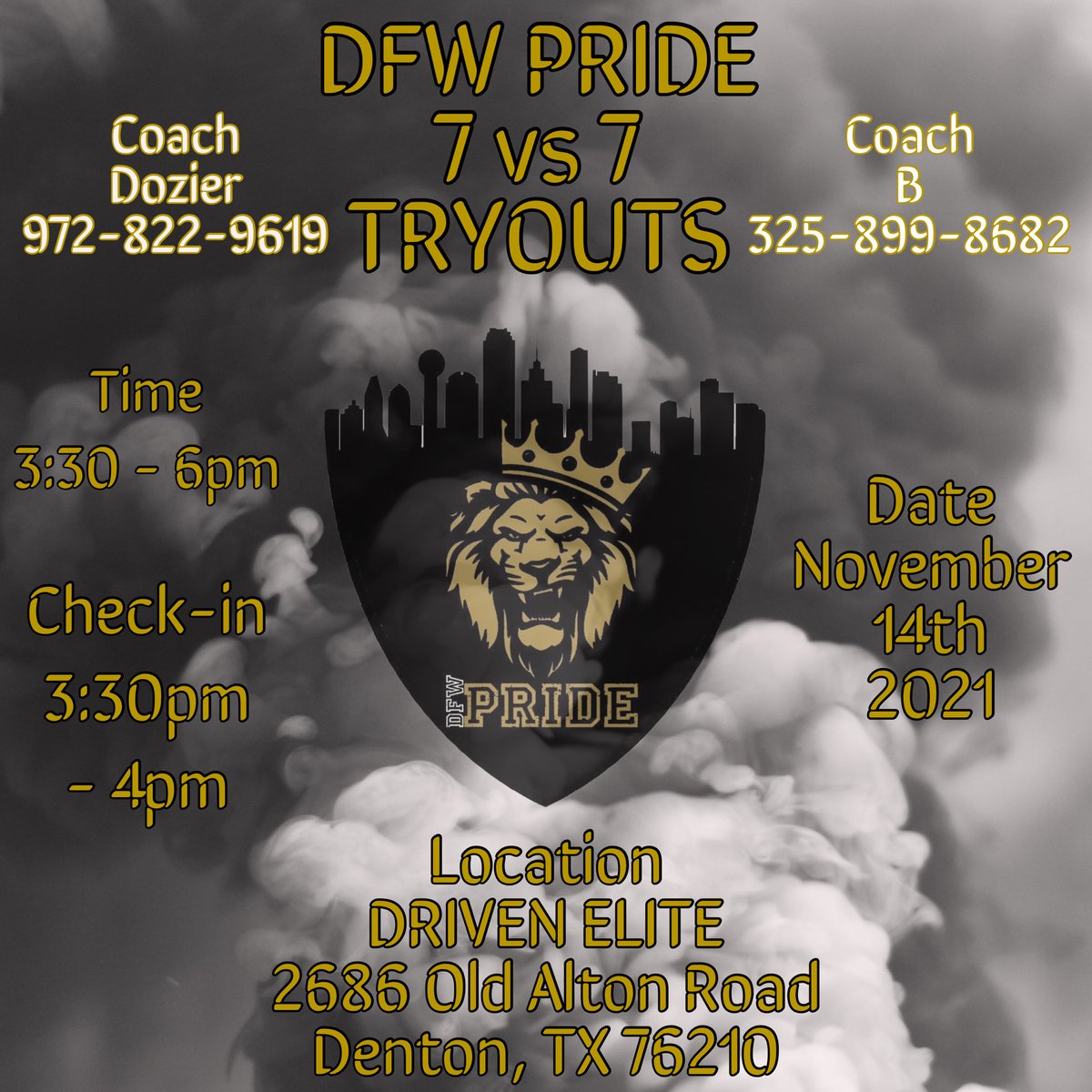 DFWPrideFB's tweet photo. Come accept your greatness. Join The Coalition @DFWPrideFTBL 
#DFWPride https://t.co/m1qiH8bzNF