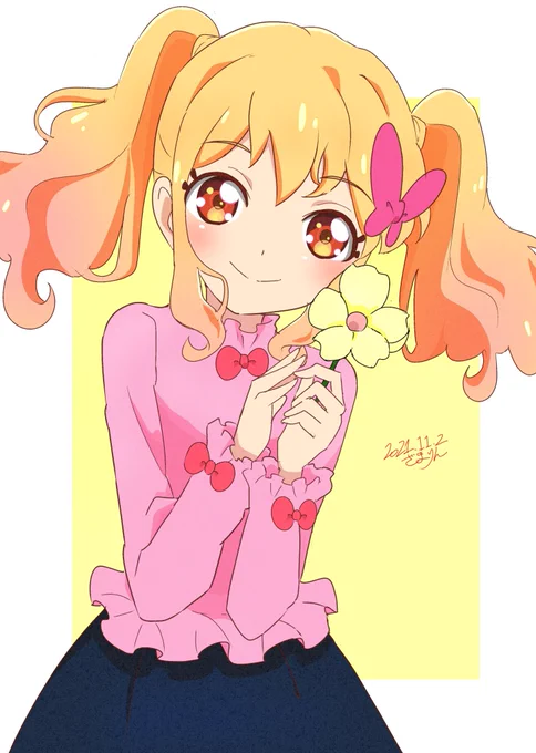 ゆめちゃんとお花🌼 