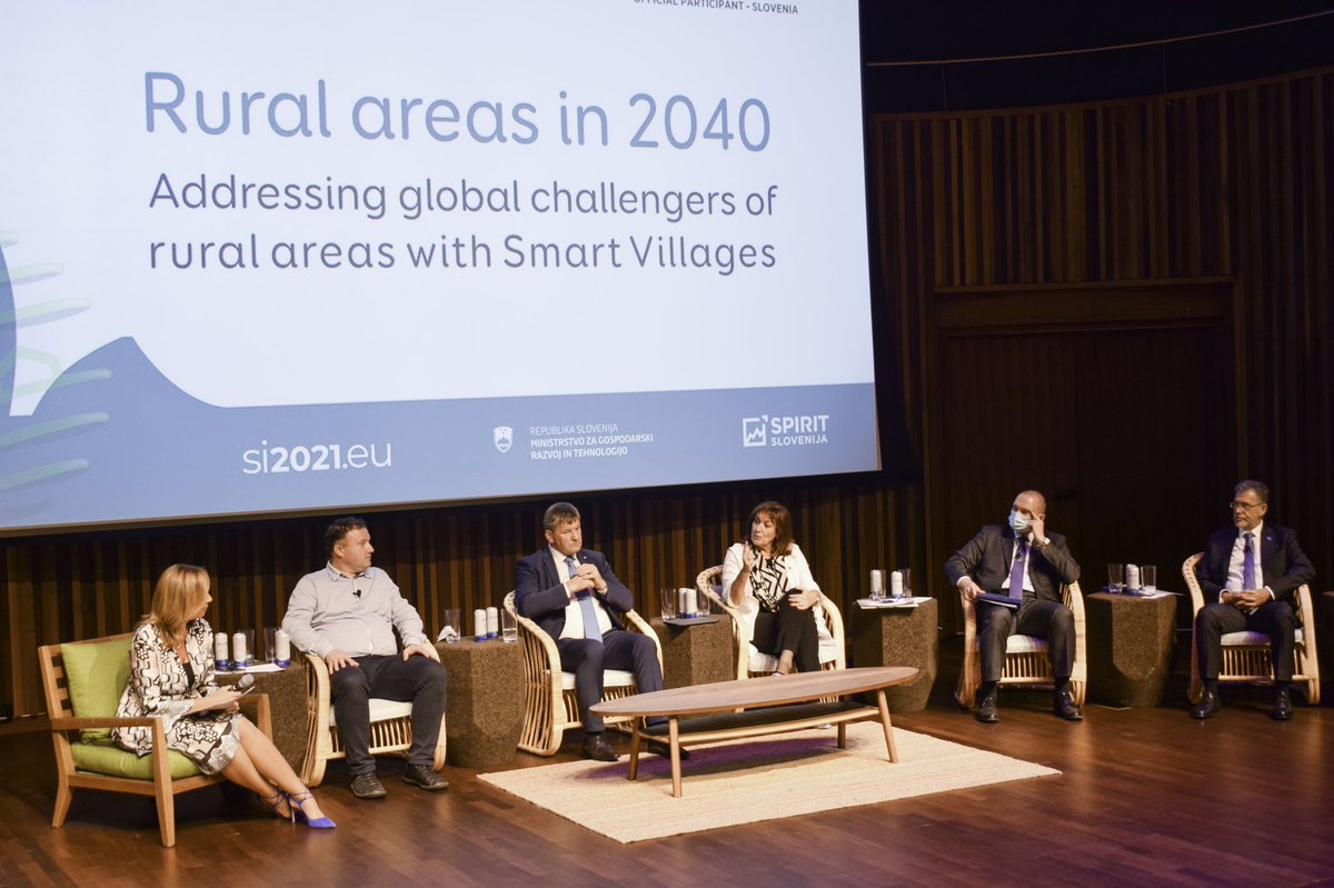 dubravkasuica's tweet photo. Our rural areas are a hive of activity &amp; a source of tremendous vitality and renewal. We must embrace &amp; enhance their attractive, vibrant
&amp; dynamic character. Today and for
generations to come. 

Thank you @Franc_Bogovic &amp; @EU2021SI for the invitation to #SmartVillages at #EXPO. https://t.co/WjJmcmnkWF