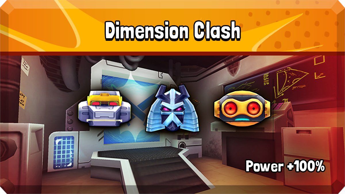TMNTMadness's tweet photo. Beep boop... beep bop boop.... This week, get a 100% Power bonus in PvP to these robot heroes: Metalhead, Chrome Dome, and Fugitoid!
#TMNTmutantmadness https://t.co/Ws1CT1QmEp