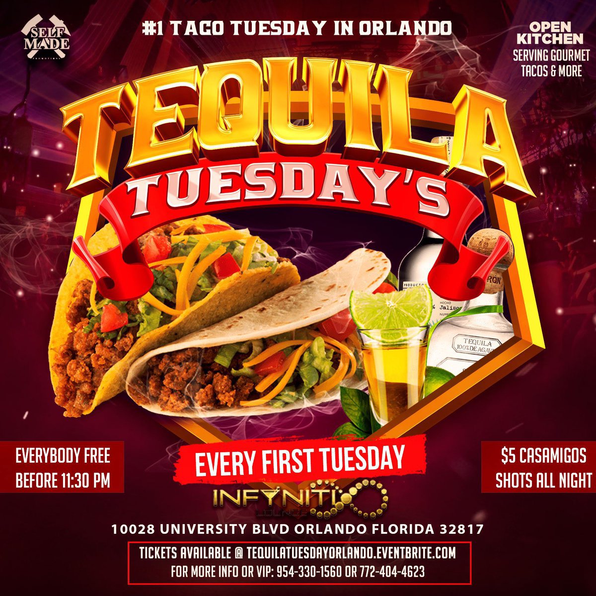 _FrancoisTings's tweet image. Tomorrow‼️ 

Tequila Tuesday’s At Infyniti Nightclub 😁

#1 Taco Tuesday In Orlando 🌮

Hosted By : @NextLevelPromo_ 🔥

 Meet Us There 🤪