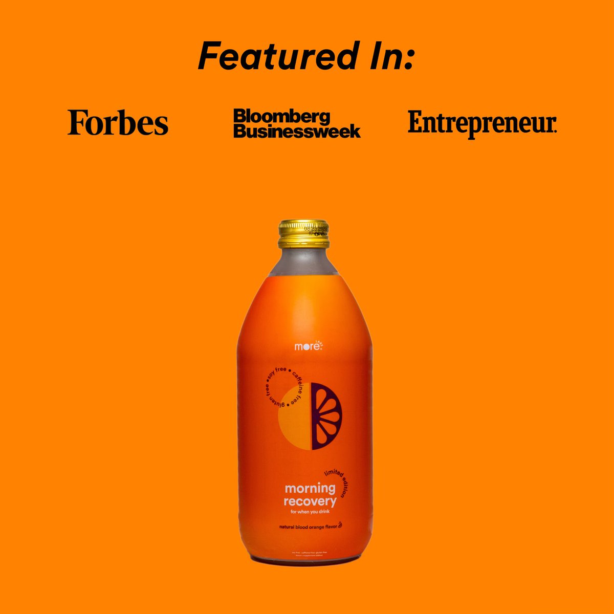 TurnpikeSports's tweet image. The #holidayseason called for something special so @morelabs created a #LimitedEdition #MorningRecovery flavor- Blood Orange! Mix with your favorite #spirit or sip between #drinks. Enjoy the party today &amp;amp; save your tomorrow! Pre-Order at tinyurl.com/4xh3x38d Ready for sharing!