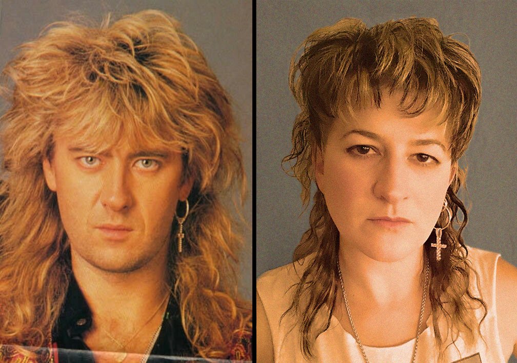 Other than the fact that I'd never match his hair volume (even if I didn't have a mohawk), I think I pretty much #nailedit. What do you think <a href="/DefLeppard/">Def Leppard</a>...am I excitable?