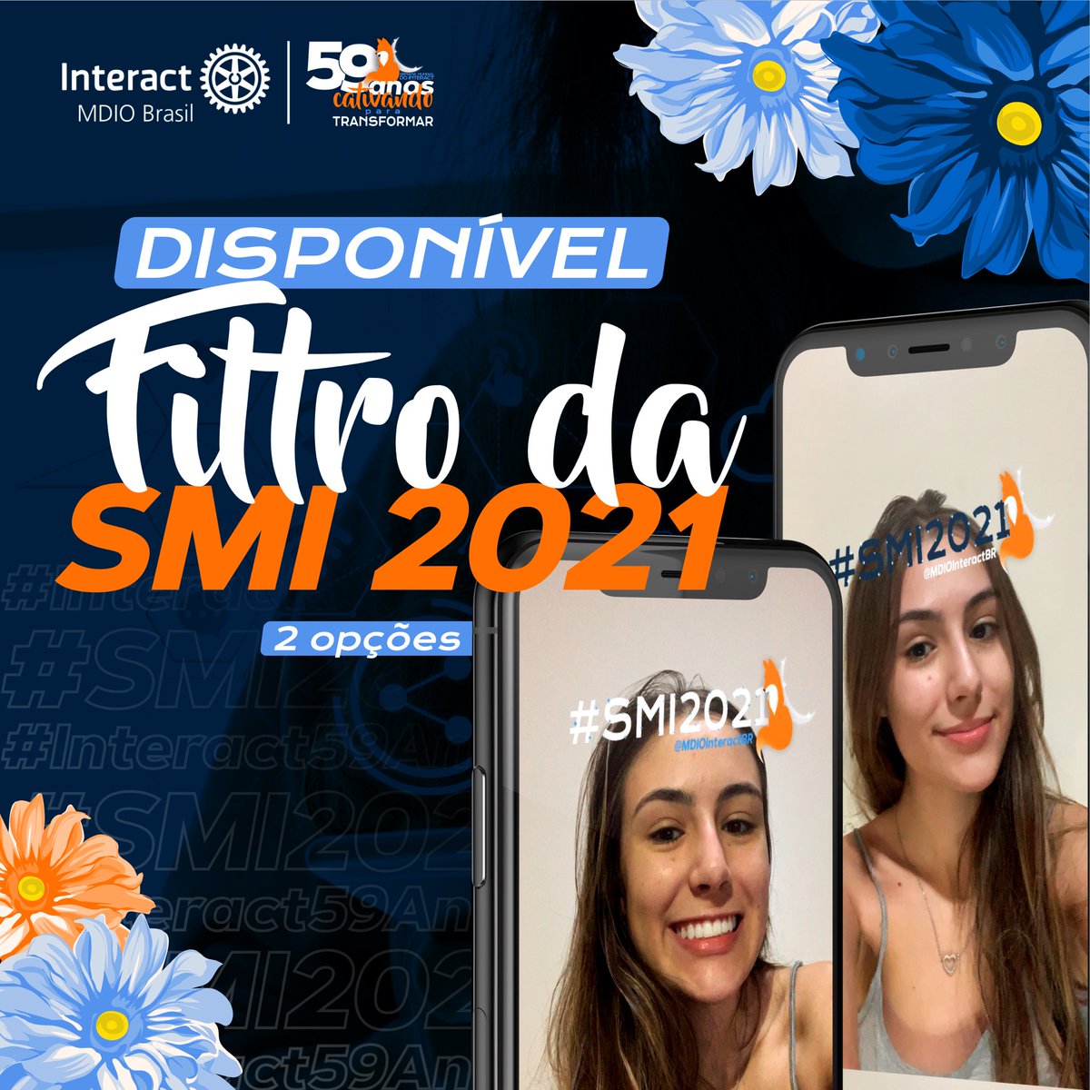 MDIOInteractBR's tweet photo. É óbvio que a gente ia fazer filtros pra vocês né?

Agora, vocês já podem usar o filtro da SMI 2021 e marcar a gente nas fotinhas de vocês! E aí, acharam bonito?
Conta aqui nos comentários o que vocês acharam! ⚙️💙📸

#SMI2021 #Interact59Anos #mdioicbr https://t.co/enAVhCrriQ