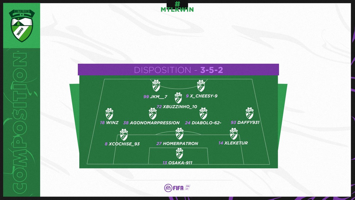 MTLK_eFoot's tweet photo. 🟢Coup d'envoi dans 20 min⚪

#ESPORTFA22 #LFVD2 #VPGD2

📺https://t.co/k4mIDoxJSM

@ActuEsportFA @TeamMetaleak @TACFCOesport @mtlkteamfifa @VPGFrance_ https://t.co/wrHxGWZs6w