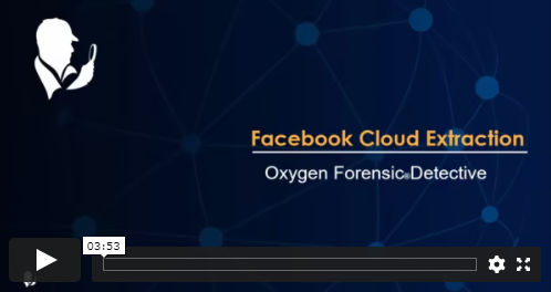 oxygenforensic's tweet photo. Learn about #Facebook #cloudextraction in this video. We will guide you step by step on how easy it is with our all-in-one digital forensics solution. Watch it now at https://t.co/M44vf2Pvby
#oxygenforensics https://t.co/Sb6DMBNxkp