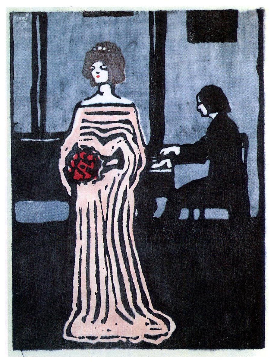 The singer, 1903 #vasilykandinsky #wassilykandinsky