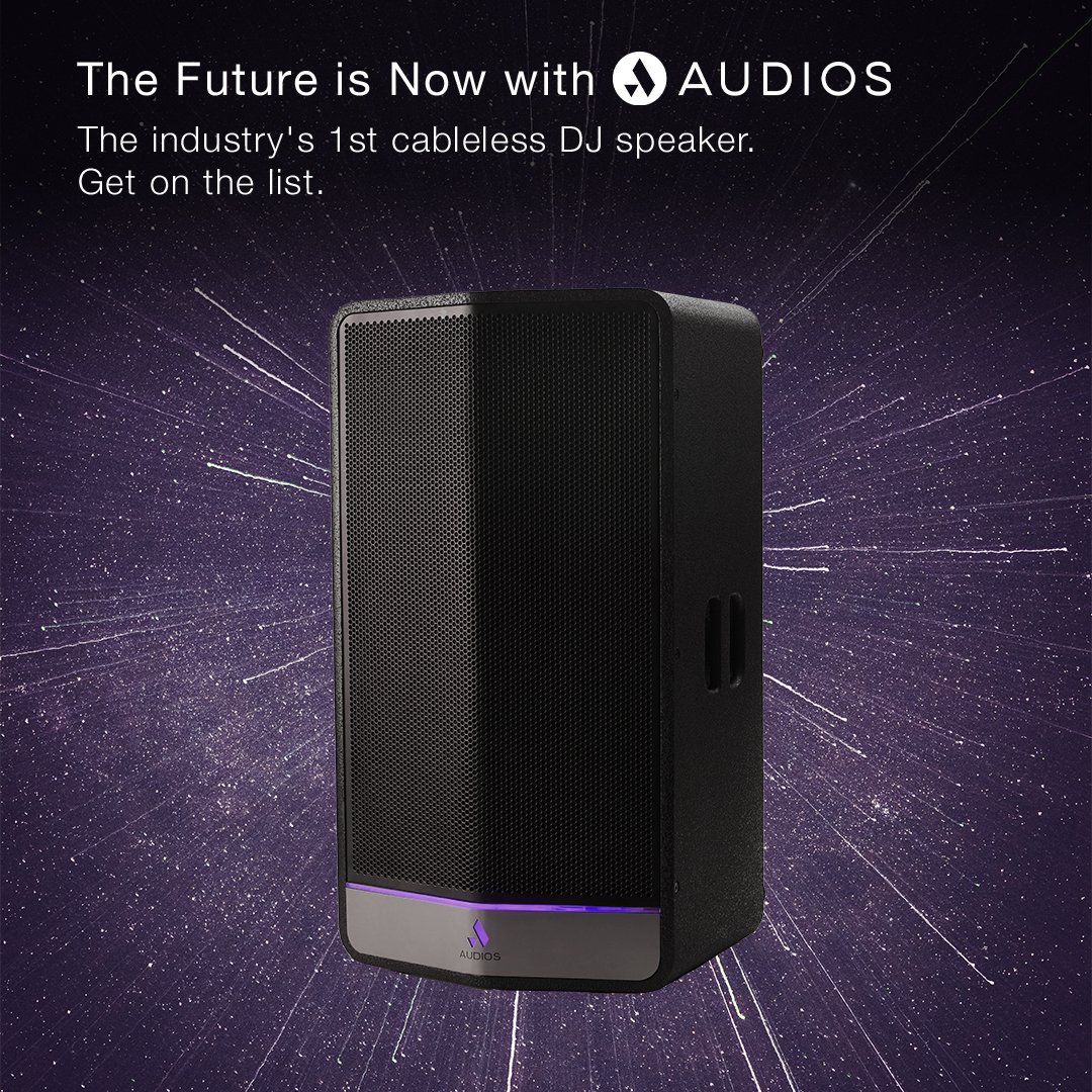 The Future is Now with Audios. No Power. No Problem.
The industry's 1st cableless DJ speaker. Get on the list 
hubs.la/H0-nKjS0
#futureofsound #audios #wireless #djgear #djlife #musicindustry #wirelesstech #igmusic #music