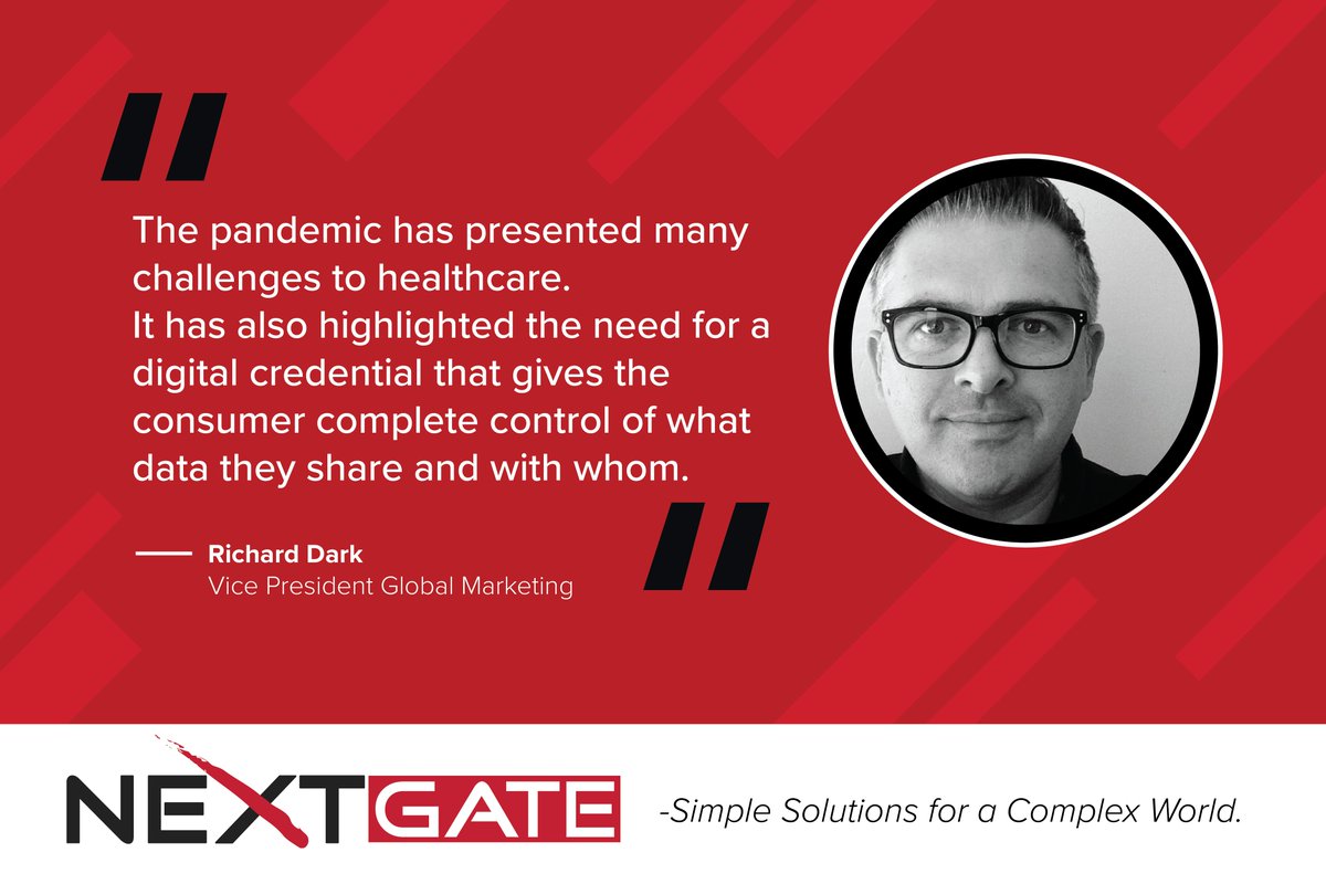 NextGate's tweet photo. This month, we’re excited to kick off our #NextGateValue campaign, highlighting how our identity modernization solutions can help your health system.
Our VP of global marketing, @BritDark, says consumers need control of their own health data. https://t.co/oOWCQ0sLIp