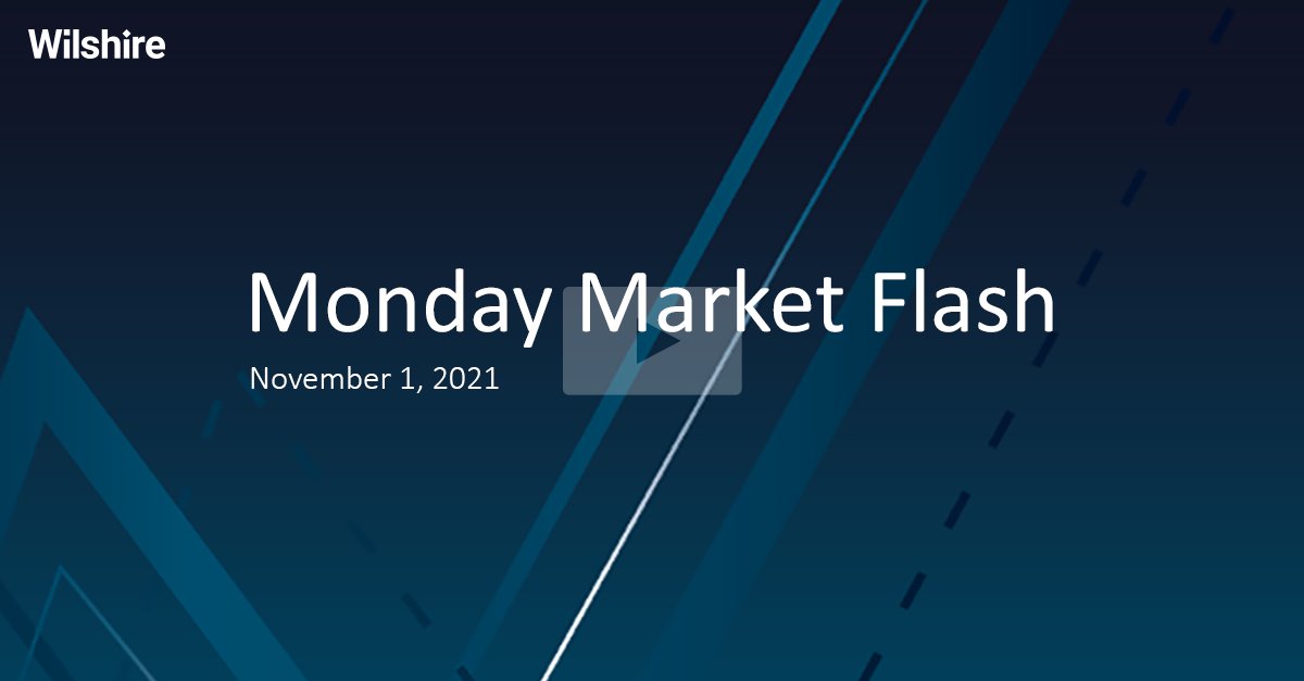 WilshireAssoc's tweet photo. Today's 10-minute Wilshire Monday Market Flash, a weekly market update presented by Josh Emanuel, Chief Investment Officer, Investment Management for Wilshire, is now available. https://t.co/z6igRrApnc https://t.co/IzFs7EWRW9