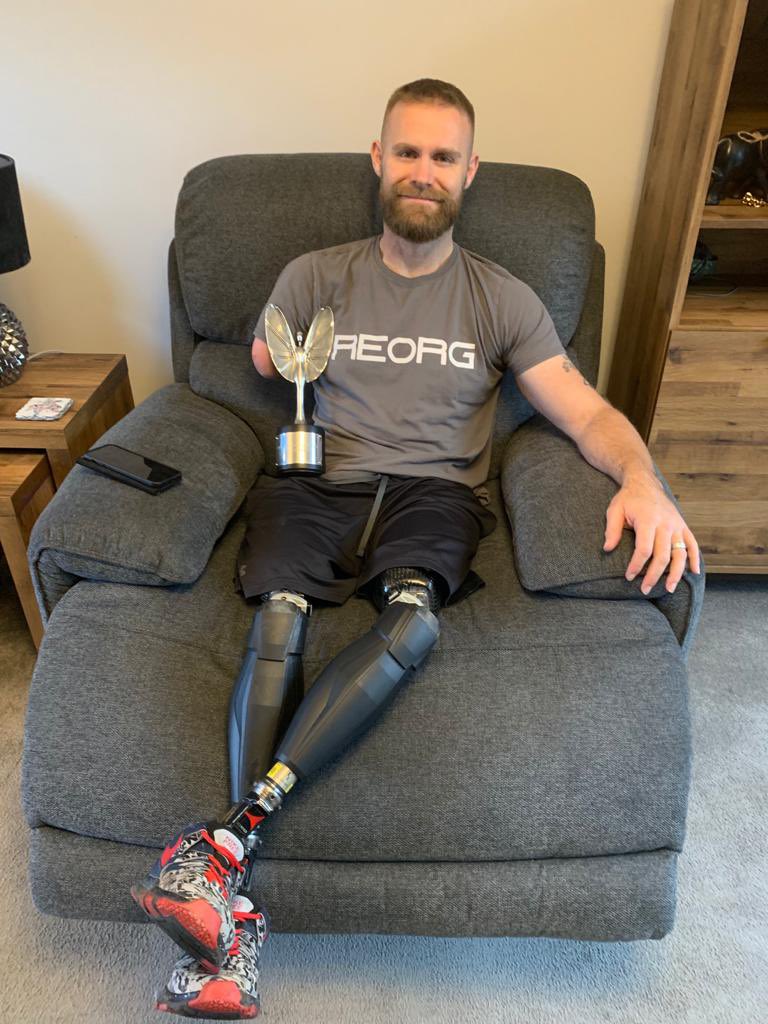 MarkOrmrod's tweet photo. I was supposed to keep this a secret until Thursday night but the word appears to have spread so I can now officially let you all know with a huge amount of pride that on Saturday night I was fortunate enough to be awarded the @prideofbritain Fundraiser Of The Year Award 🏆 🙏🏻 https://t.co/Y3VSLA96Yb