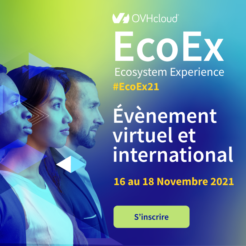 OVHcloud_FR's tweet photo. 🗓️ Il n'a jamais été aussi simple d'assister à notre événement Ecosytem Experience #EcoEx21 !  Inscrivez-vous maintenant pour des sessions en ligne 100% gratuites, des démos et plus encore.